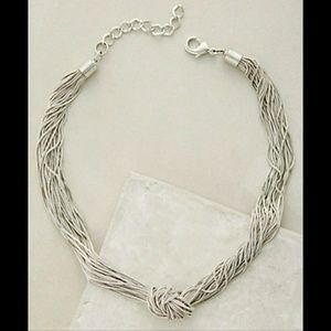 Anthro Knotted Mareva Necklace